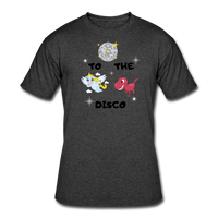 Random Designs- "TO THE DISCO" Men's tee - heather black