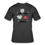 Random Designs- "TO THE DISCO" Men's tee - heather black