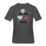 Random Designs- "TO THE DISCO" Men's tee - charcoal