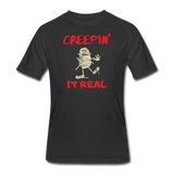 Random designs- "CREEPIN IT REAL" Men's tee - black