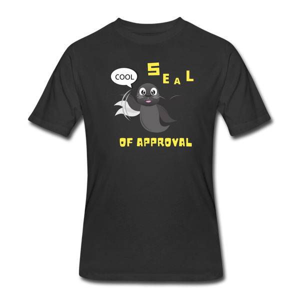 Random Designs- "SEAL OF APPROVAL" Men's tee - black