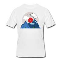 Random shirts- "RECORD MOUNTAINS" Men's tee - white