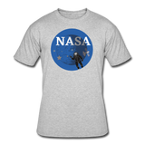 Random Designs- "NASA/ASTRO" Men's tee - heather gray