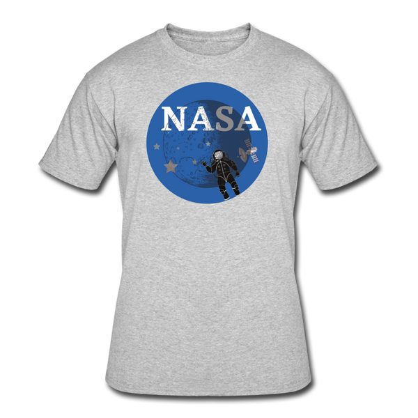 Random Designs- "NASA/ASTRO" Men's tee - heather gray