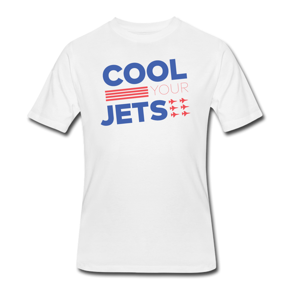 Random shirts- "COOL YOUR JETS" Men's tee - white