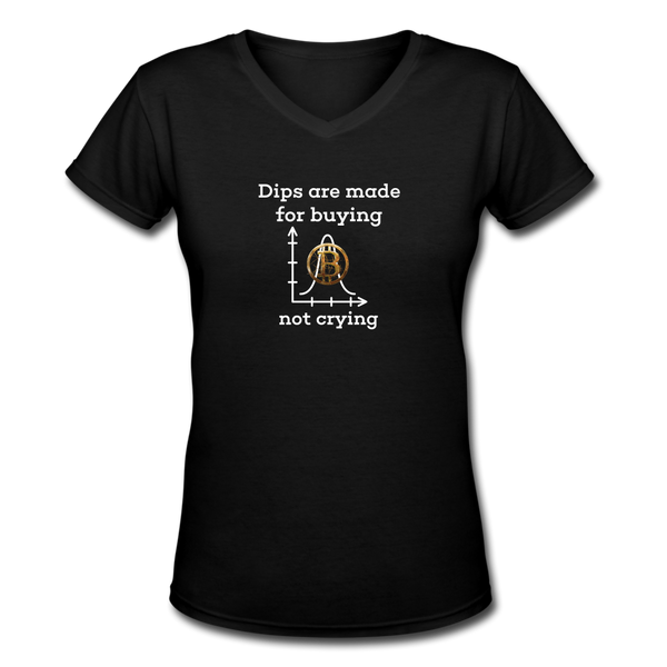 Crypto Fashion- "DIPS ARE FOR BUYING" Unisex Classic T-Shirt - black