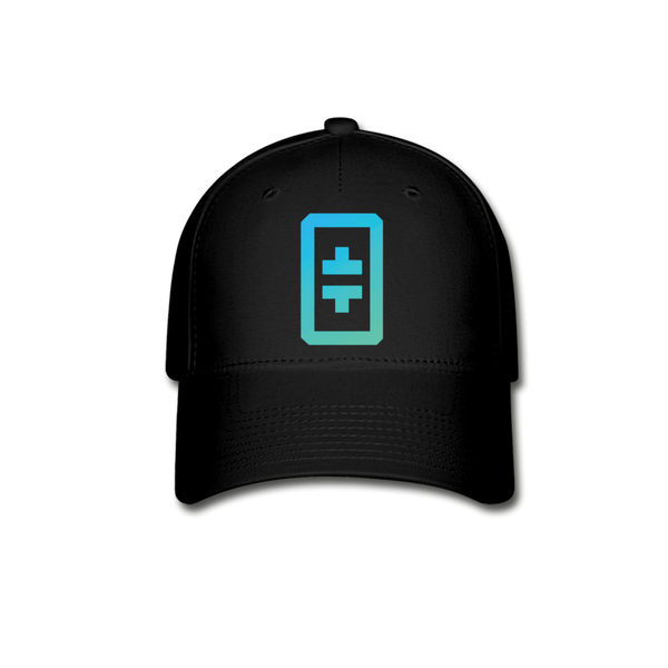 Crypto Gear- "THETA SYMBOL" Baseball Cap - black