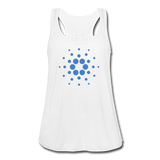 Crypto Gear- "CARDANO SYMBOL" Women's Flowy Tank Top by Bella - white