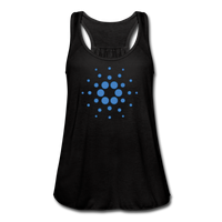 Crypto Gear- "CARDANO SYMBOL" Women's Flowy Tank Top by Bella - black