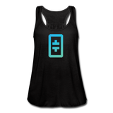 Crypto gear- "THETA SYMBOL" Women's Flowy Tank Top by Bella - black