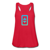 Crypto gear- "THETA SYMBOL" Women's Flowy Tank Top by Bella - red