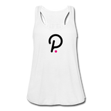 Crypto gear- "POLKADOT SYMBOL" Women's Flowy Tank Top by Bella - white