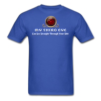 Meditation Clothes- "THIRD EYE BS" Unisex Classic T-Shirt - royal blue