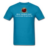 Meditation Clothes- "THIRD EYE BS" Unisex Classic T-Shirt - turquoise