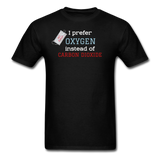 Random Designs "OXYGEN VS CO2" Unisex Classic T-Shirt - black