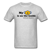 Random Designs "MASK IS INSIDE" Unisex Classic T-Shirt - heather gray