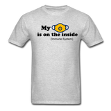Random Designs "MASK IS INSIDE" Unisex Classic T-Shirt - heather gray