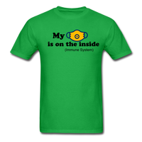 Random Designs "MASK IS INSIDE" Unisex Classic T-Shirt - bright green