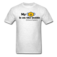 Random Designs "MASK IS INSIDE" Unisex Classic T-Shirt - light heather gray