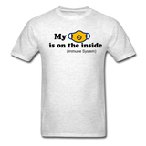Random Designs "MASK IS INSIDE" Unisex Classic T-Shirt - light heather gray