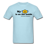Random Designs "MASK IS INSIDE" Unisex Classic T-Shirt - powder blue