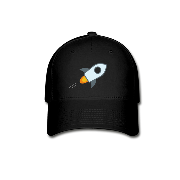 Crypto Gear- "STELLAR ROCKET" Baseball Cap - black