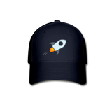 Crypto Gear- "STELLAR ROCKET" Baseball Cap - navy