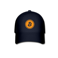 Crypto Gear- "BITCOIN HAT" Baseball Cap - navy