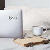 Crypto Gear- "BITCOIN BABE" Sticker - transparent glossy