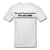 Custom Design- "DISCOUNT FLOORING SOLUTIONS" Unisex Classic T-Shirt - light heather gray