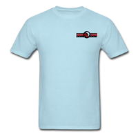 Custom Design- "DISCOUNT FLOORING SOLUTIONS" Unisex Classic T-Shirt - powder blue