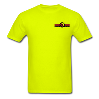 Custom Design- "DISCOUNT FLOORING SOLUTIONS" Unisex Classic T-Shirt - safety green