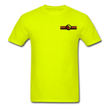 Custom Design- "DISCOUNT FLOORING SOLUTIONS" Unisex Classic T-Shirt - safety green