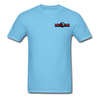 Custom Design- "DISCOUNT FLOORING SOLUTIONS" Unisex Classic T-Shirt - aquatic blue