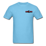 Custom Design- "DISCOUNT FLOORING SOLUTIONS" Unisex Classic T-Shirt - aquatic blue