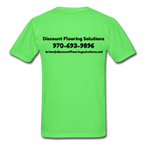 Custom Design- "DISCOUNT FLOORING SOLUTIONS" Unisex Classic T-Shirt - kiwi