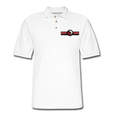 Custom Design- "DISCOUNT FLOORING SOLUTIONS" Men's Pique Polo Shirt - white