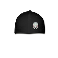 Random Designs- "V FOR VENDETTA" Baseball Cap - black