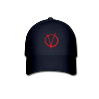 Random Designs- "V FOR VENDETTA" Baseball Cap - navy