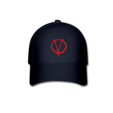 Random Designs- "V FOR VENDETTA" Baseball Cap - navy