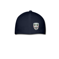 Random Designs- "V FOR VENDETTA" Baseball Cap - navy
