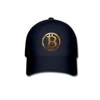 Crypto Gear- "BITCOIN WIRE" Baseball Cap - navy