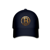 Crypto Gear- "BITCOIN WIRE" Baseball Cap - navy