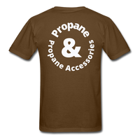 Custom Designs- "HANK HILL PROPANE" Unisex Classic T-Shirt - brown