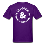 Custom Designs- "HANK HILL PROPANE" Unisex Classic T-Shirt - purple