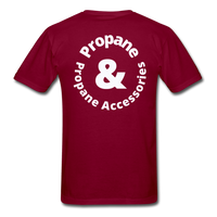 Custom Designs- "HANK HILL PROPANE" Unisex Classic T-Shirt - burgundy